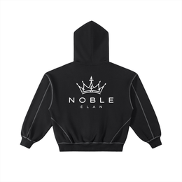 NOBLE ÉLAN Hood — Cropped Zip