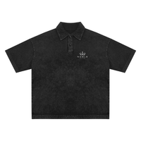 NOBLE ÉLAN Polo — Snow Wash