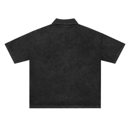 NOBLE ÉLAN Polo — Snow Wash