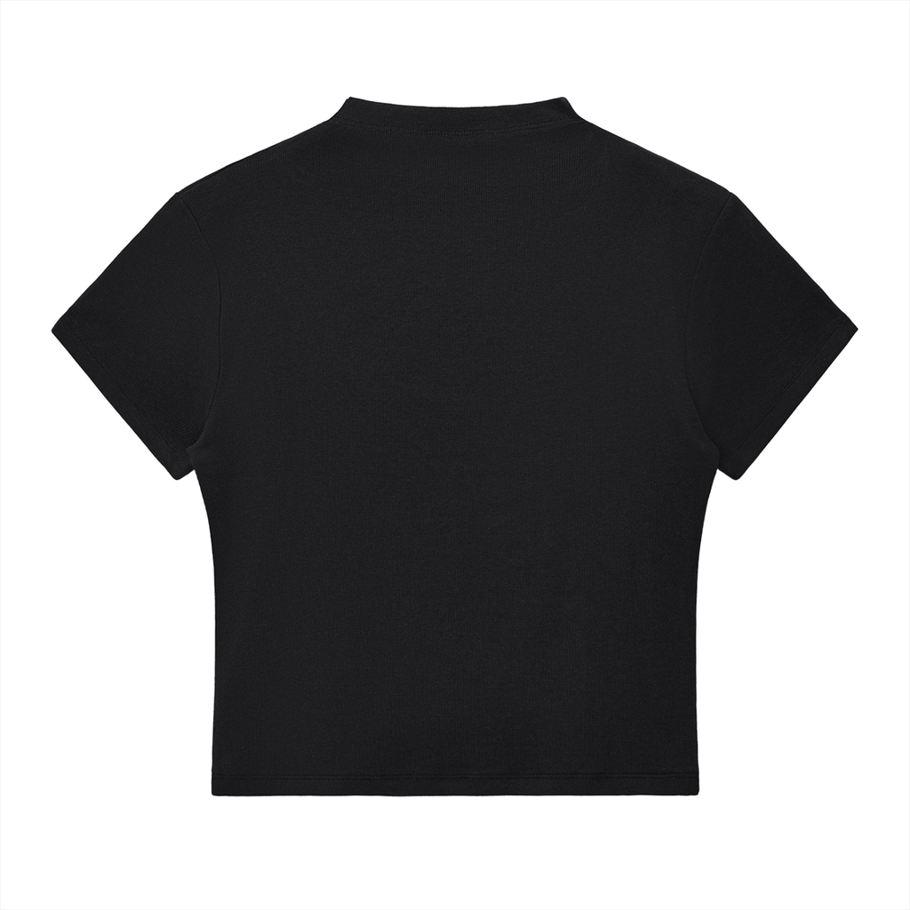NOBLE Crown Crop — Bodycon Tee