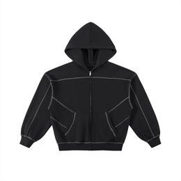 NOBLE ÉLAN Hood — Cropped Zip