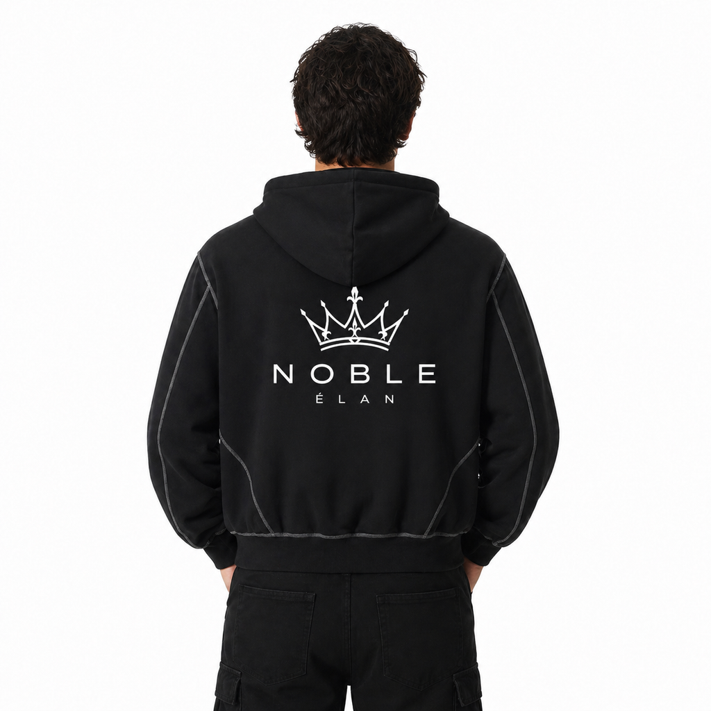 NOBLE ÉLAN Hood — Cropped Zip