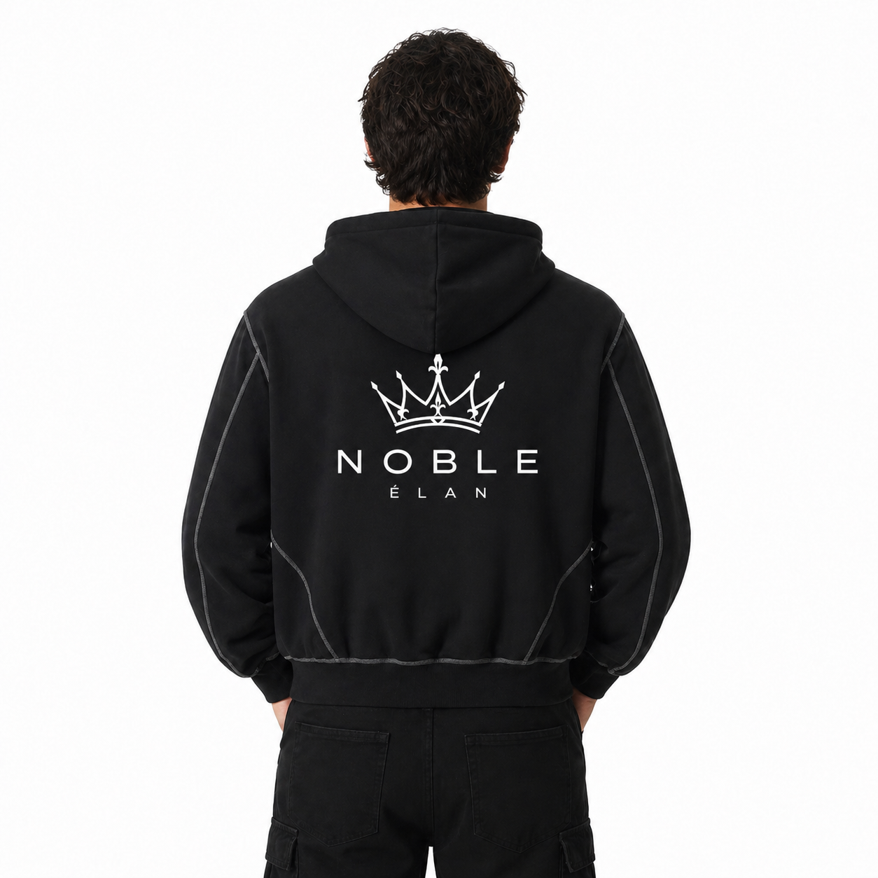 NOBLE ÉLAN Hood — Cropped Zip